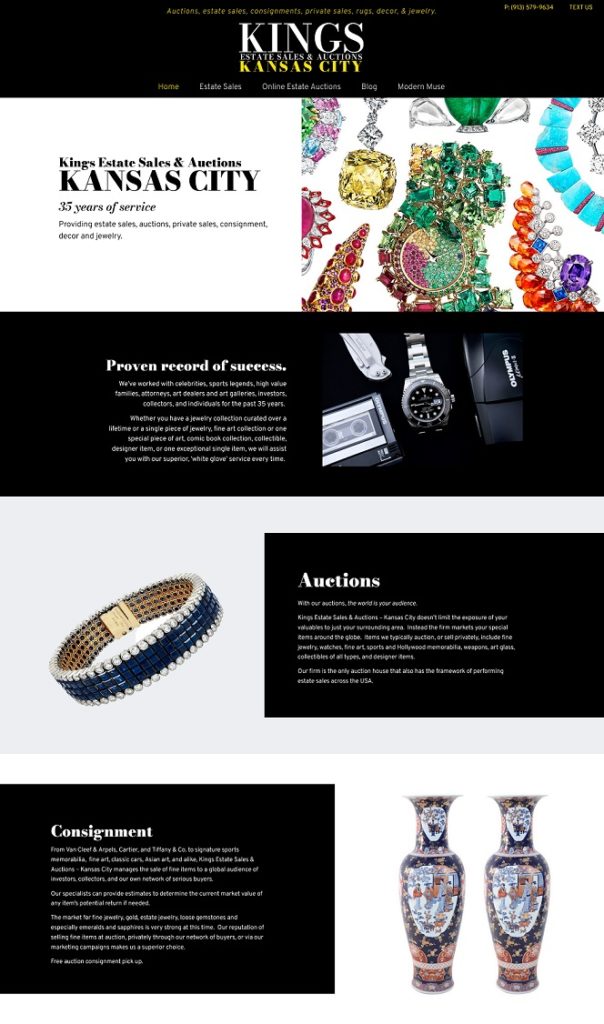 beautiful website home page sample